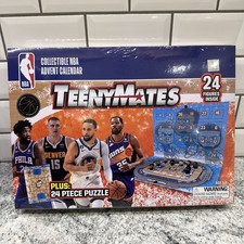 NBA TeenyMates Advent Calendar 2024 Includes 24 Figures and Puzzle New Sealed picture