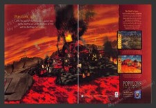 1999 Populous: The Beginning Video Game Print Advertisement 2 pgs picture