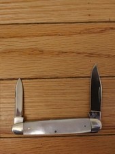 Case XX Vintage Two Blade Mother Of Pearl Sleeveboard Pen Knife #079 picture