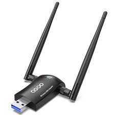 Wireless WiFi Adapter for Desktop PC - QGOO AC1300Mbps USB 3.0 Network Dongle... picture