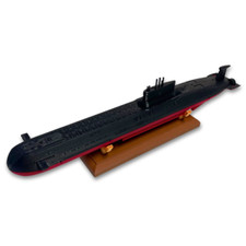 12” Tyhpoon Submarine Toy With Removable Stand ColdWar submarine picture