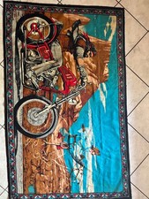 vintage david mann ghost rider tapastry picture