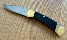RARE EARLY NO NAIL NICK MICARTA BUCK 112 KNIFE USED  N27 picture
