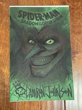 Spider-Man: Shadow of the Green Goblin #1 Full Sketch Camron Johnson Signed COA picture