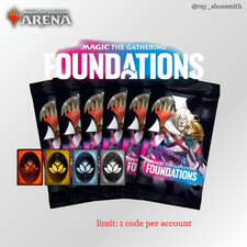 Magic Arena Code 6x Foundations booster picture