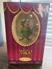 Muppet Show KERMIT Collectible Polystone Bust 2003 Sideshow Weta Open Box picture