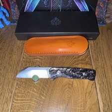 QSP Baby Penguin Purple Carbon Fiber 14C28N Fixed Blade 130BPE1 picture