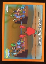 2025 Topps Chrome SpongeBob Larry the Lobster #12 25th Orange Refractor 20/25 picture