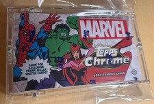 2024 Topps Chrome Marvel Hobby Box Inaugural Edition Sealed Cased Receipted USA picture