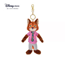 Disney Store authentic with tag Zootopia Nick wilde plush keychain disneyland picture