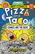 Pizza and Taco Free Comic Book Day 2026 FCBD CGD Stephen Shaskan New picture