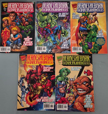 HEROES REBORN: THE RETURN #1-4 (1997) MARVEL COMICS FULL COMPLETE SERIES BONUS picture