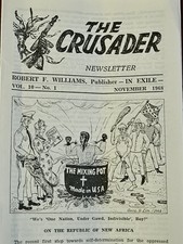 Robert F Williams-CRUSADER Newsletter-Vol 10 No. 1, Nov. '68-Mint Cond-Very Rare picture