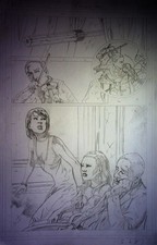 Kewber Baal C.A.T.S. One Shot 2012 Hand-Drawn Original Comic Interior Page picture