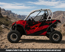 2013-2016 Can Am Maverick 1000 R OAGFX Racing Graphics Kit D69-3 USA Flag picture