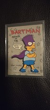 Original 1990 Topps The Simpsons Bart Simpson Rookie Card Sticker #1 Bartman picture