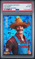 Panini 2019 Fortnite Crystal Shard #118 Hayseed PSA 6 Graded Trading Card picture
