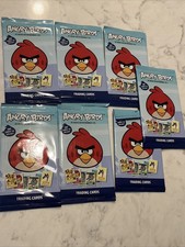 Lot of 7 2012 Rovio Entertainment Angry Birds Trading Card Wax Packs 49 Cards picture