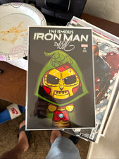 MARVEL INFAMOUS IRON MAN #1 VARIANT EDITION VARIANT COVER SIGNED DOCTOR DOOM picture
