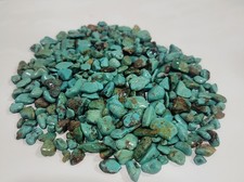 Howlite Turquoise Tumbled Chips Healing Reiki Crystals 4oz lot picture