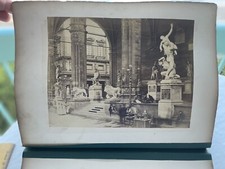 Florence Firenze Loggia Of Lanzi Italy Vintage Albumin Ca 1875, Gladiator (3) picture