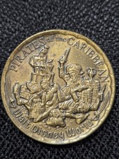 Pirates of The Caribbean disney bronze coin picture