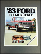 1983 Ford F-Series Trucks Pickup Truck F-150 F-250 F-350 Sales Brochure Catalog picture