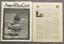 Scarce 1923 The American Girl May Section 1 & 2 Field News Girl Scouts VI No 8 picture