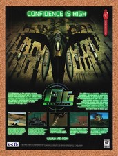 1998 F-16 Aggressor PC Original Advertisement / Retro Promo v1 picture