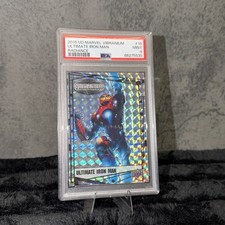 2015 Marvel Vibranium Radiance /50  #16 ULTIMATE IRON MAN PSA 9 LOW POP picture