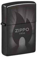 Zippo Radiant Zippo Design High Polish Black 46175 picture
