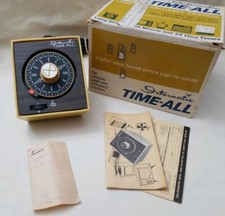 Vintage Intermatic Time-All Lamp & Appliance Timer Model E-911-12 Box & Receipt  picture