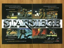Starsiege PC 1998 Vintage Print Ad/Poster Official Authentic Big Box Promo Art picture
