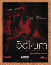 1999 Odium PC Original Advertisement / Retro Promo v2 picture