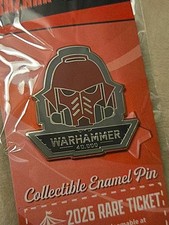 Gen Con Enamel Pin Bazaar Warhammer 40,000 40k Sold Out 2026 Games Workshop  picture