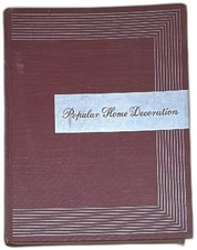Popular Home Decoration 1936 Mary Davis Gillies Wise Co Illustrated Vintage Book picture