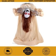 Haunted Hill Farm 3.4 ft Touch Activated Animatronic Possessed Backbend Lady Hal picture