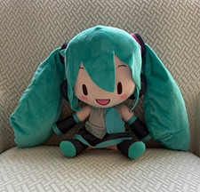 (NWT) Authentic SEGA Hatsune Miku 12.5” Fuwapuchi Miku Plush picture