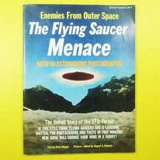 Enemies from Outer Space THE FLYING SAUCER MENACE 1967 Brad Steiger UFO PHOTOS picture