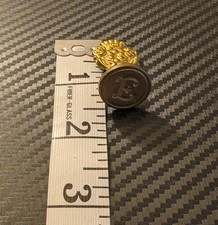 VINTAGE BRASS INITIAL WAX SEAL STAMP ITALY  Letter E picture