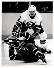 CGE7 Original Howard Zryb Photo DENNIS POTVIN CANADIENS - ISLANDERS GUY LAFLEUR picture
