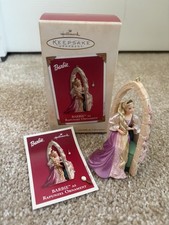 2002 Hallmark Keepsake Barbie As Rapunzel Ornament w/hairbrush  picture