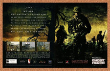 Ghost Recon PS2 Original 2001 Ad - UbiSoft Video Game Promo picture
