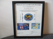 NASA MCDONNELL DOUGLAS SPACE SHUTTLE COLUMBIA STS-65 IML-2 FLOWN FLAG CERT picture