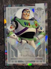 2023 TOPPS CHROME DISNEY 100 BUZZ LIGHTYEAR DIAMOND REFRACTOR SSP/100 INVEST picture