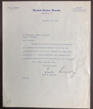 President John F. Kennedy JFK Signed As US Senator “Jack Kennedy RARE picture