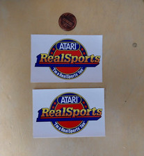 X2 ATARI REALSPORT Sticker / Decal RACING ORIGINAL OLD STOCK picture