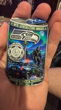 WSP Seahawks Night Shift Coin Challenge Coin 4 Inch Tall 8oz New Sealed picture