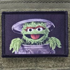 The Grouch Patch Moral Tactical Puppet USA Flag Hook & Loop 3x2 picture