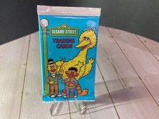 Sesame Street Trading Cards Pack Factory Sealed picture